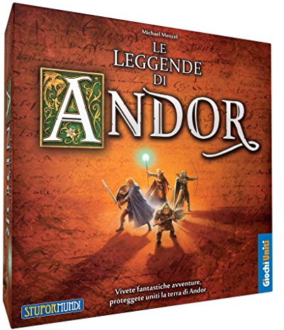 Giochi Uniti - Le Leggende di Andor, Gioco base, Gioco da tavolo, Edizione italiana, GU063, 2-4 giocatori
