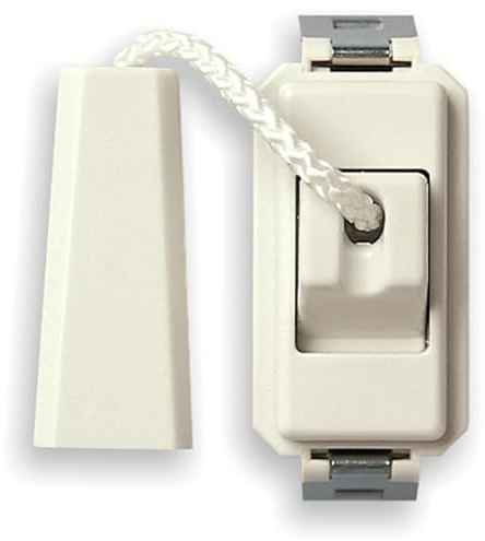 Vimar 08270 8000 Pulsante 1P NO 10 A 250 V~, a tirante, con 1,5 m cordone e pomello