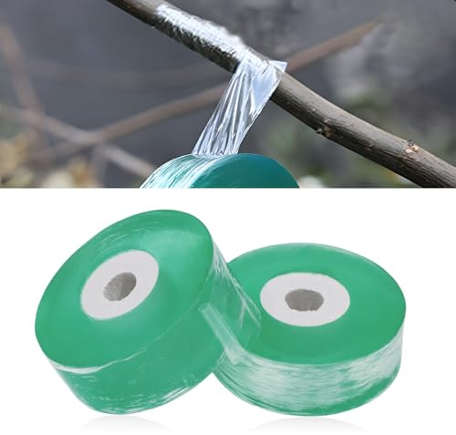 showll Veredelungsband,2 Pcs transparent Pfropfband,Fuß Pfropfen Dehnbare Band,Feuchtigkeit Barriere Pflanze Reparatur Garten Graft Herren Tools