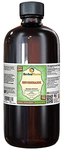 Sevenbark (Hydrangea Arborescens) Glycerite, Dried Roots Alcohol-Free Liquid Extract (Brand Name: HerbalTerra) 32 fl.oz (0.95 l)