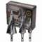 Proteco-Werkzeug® HSS Titan TIN TiALN Lot de 3 forets étagés professionnels avec tige de serrage rapide pour perceuses