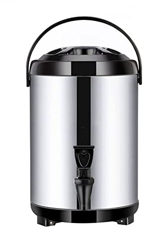 CXLL Große Kapazität Thermoskanne, Edelstahl Heißwasserspender Wasserspender, Thermobehälter Kaffeekanne Für Warmhalten Von Glühwein, Wasser, Kaffee, Tee, 6L/8L/10L/12L/14L/18L/20L