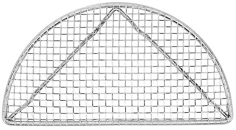 Stainless Steel Cooling Racks Wire Oven Racks for Baking Roasting Grilling High Temp Resistant Medium Semicircle 18CM Baking Accessories