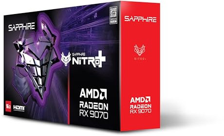SAPPHIRE NITRO+ RX 9070 GAMING OC 16GB