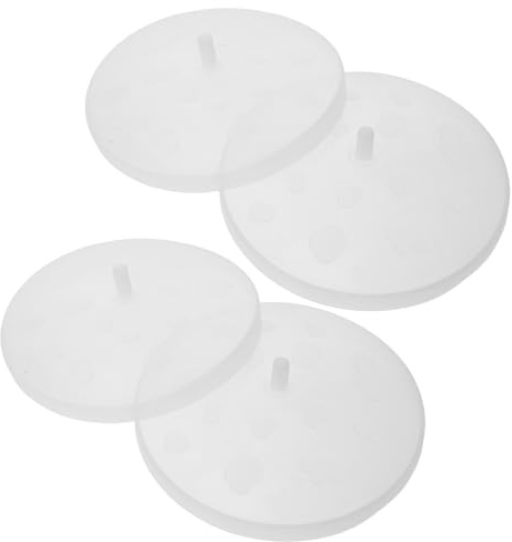 VALICLUD 4 Piezas Tapa de Silicona para Cuenco de Palomitas Plegable Accesorio Reutilizable para Microondas Control de Porciones para Fiestas y Noches de Cine
