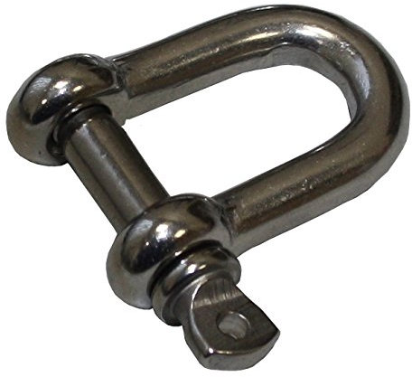Dresselhaus Manille, forme droite forgé avec col Boulons, 5, Lot de 20, galvanisé