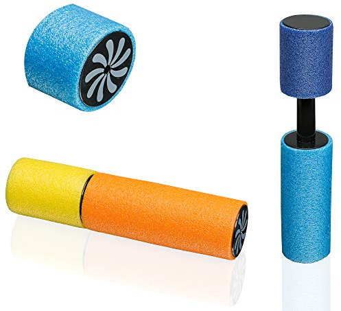 Smart-Planet 2X Wasserspritzpistole Mini Schaumstoff Wasserpistole Mini Pocket Liquidator- Wasser Spritzpistole zum aufziehen für Kinder