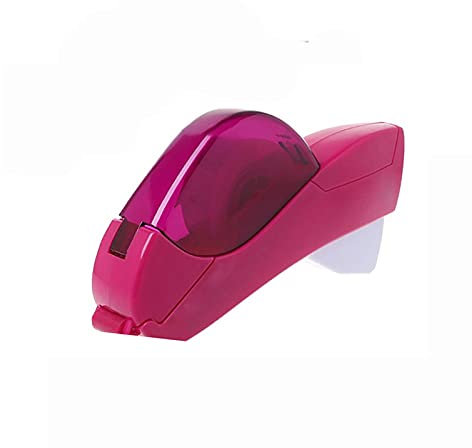 Vogueing verktyg automatisk plastbanddispenser, HA2130RE, för konst och hantverk (rosenröd)