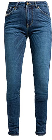 John Doe Luna - Monolayer | CE - Zertifizierung AAA | Motorradhose | Atmungsaktiv | Motorrad Jeans | Denim Jeans mit Stretch | Mit Protektoren