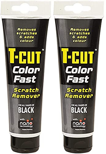 T-Cut Color Fast Black Car Wax Polish Scratch Remover Colour Enhancer - 150g - Set of 2