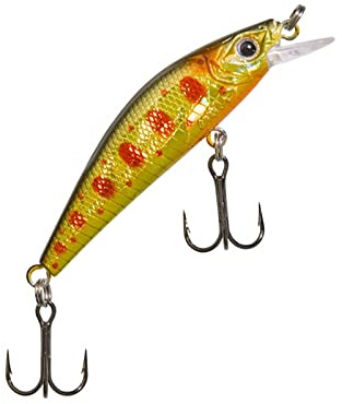 GUNKI Poisson Nageur Gamera 50 Hw - 5cm - 3.5g - HL Brown Trout - Sinking - 69597