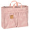 LÄSSIG Baby Kinderwagenorganizer Windeltasche Wickeltasche klein Kulturtasche inkl. Wickelunterlage/Multitalent Organizer Soft Stripes rose