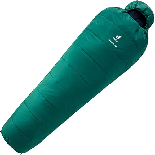 Deuter Shadow +8° Mumienschlafsack (2322 alpinegreen/navy, RV links)
