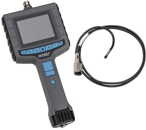 HAZET, Videoendoskoputrustning främre kamera 4,9 4812-11 /5FS, videoendoskopi eller kompakt med 1,5 x och 2x zoom, MP4 videoformat, 1920 x 1080 pixlar och JPG-bild, 1920 x 1080 pixlar