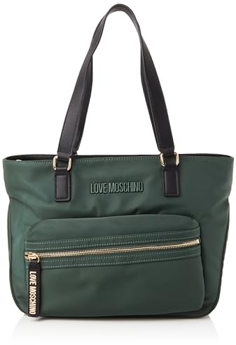 Love Moschino, BORSA A SPALLA Donna, Verde, Taglia unica