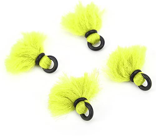 VGEBY Fliegenfischen-Posen, 4 Stück Garn-Posenanzeiger, Demontieren, Garnschlaganzeiger, Drifthaken-Positionierungsschwimmer, Bobber (Fluoreszierendes, VGEBY8tdn1smig0-15