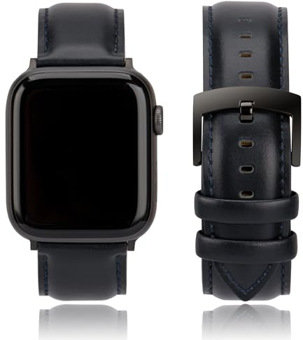 CORROPELLE Bracelet Montre Cuir Compatible avec Apple Watch 49mm 46mm 45mm 44mm 42mm 41mm 40mm 38mm, Élégant Bracelet Cuir Véritable Remplacement pour iWatch 11 10 9 8 7 6 5 4 3 2 1 Ultra3 2 1 SE3 2 1