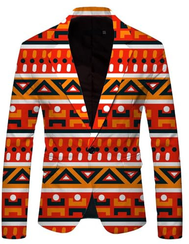 SRZYMJ Rot Herren Sakko Slim Fit Anzugjacke Blazer Herren Blazer Braun Herren Herren Anzug Slim Fit Modernes Sakko Herren Sportlich Männer Pu-Leder-Blazer Wollmantel Herren Grau Hemd 3XL