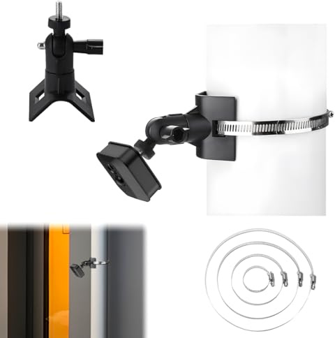 Soporte Camara Vigilancia, Soporte de Mástil para Cámaras Blink Outdoor, Soporte Universal para Cámara de Vigilancia, Ajustable Soporte de Cámara de Seguridad, Soportes de Cámara para Exteriores