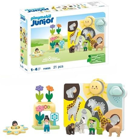 PLAYMOBIL | JUNIOR | Mein erstes Spielzeug ab 1 Jahr | Geschenk für Kleinkinder | Fördert Farbzuordnung & erste Zahlen | Nachhaltiges Spielzeug mit Sortierfunktion & Zubehör | 71655