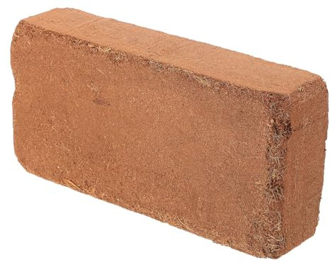 TOYANDONA 1 Sack Anzuchterde Kokosfaser Block Komprimierte Organische Kokoserde Nährstoffreicher Biologisch Abbaubarer Pflanzboden für Gemüse Blumen Zimmerpflanzen Gartenerde für Balkon