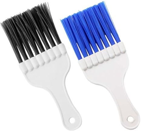 Brosse de Nettoyage des Ailerons Plastique pour Climatiseur, 2pcs Fête | Entretien Léger des Condensateurs, Maniable et Portable, pour Nettoyage Climatisation Brosse, Usage Maintenance