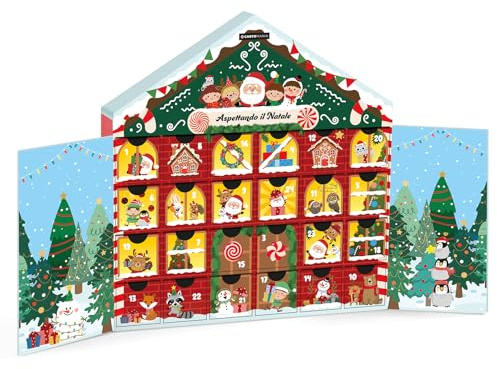 Cartomania Calendario de Adviento, 24 cajones, sorpresas para descubrir cada día, 24 regalos, Navidad, regalo para niños y adultos