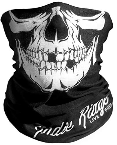 Indie Ridge Skull Motorcycle Face Mask - Motorcycle Ski Snowboard Winter Face Mask