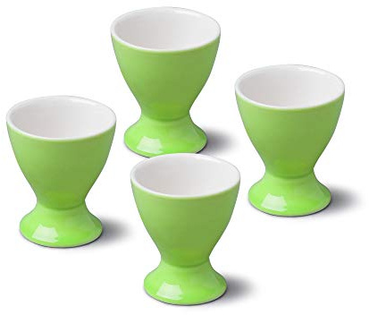 WM Bartleet & Sons 1750 TSET95 - Hueveras de porcelana (4 unidades), color verde