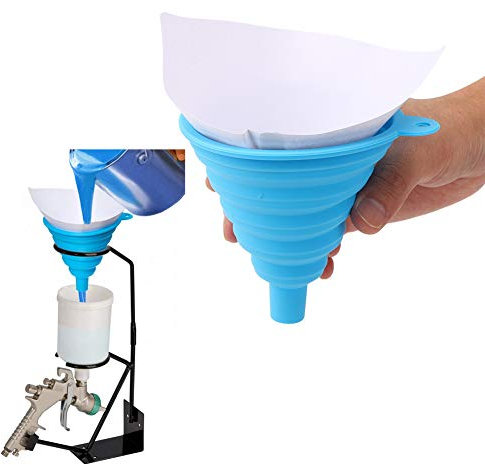 Colador de Pintura Papel Coladores Finos Cono Embudo de Silicona Nylon Muebles Maquinaria Malla Suministros Industriales 101Pcs