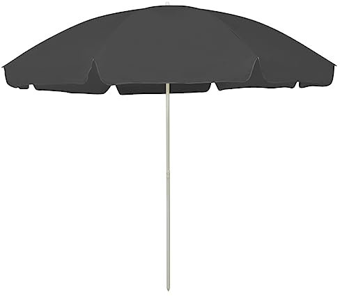 QZZCED Ombrellone per patio Ombrellone da spiaggia Ombrellone da Esterno Ombrellone da Spiaggia Antracite 300 cm per giardino, terrazza, balcone