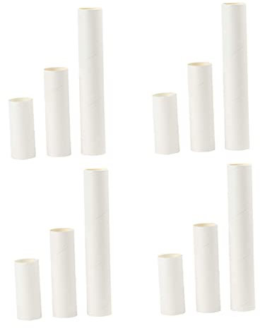 DRESSOOS 24stücke Kraftpapier-rohre Für Diy-kunst Zeichnungen Poster Für Kreative Projekte Und Sicheren Versand