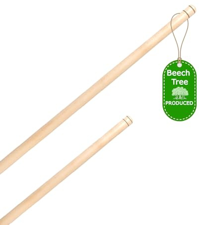 Set di 2 mattarelli sottili da 80 cm e 50 cm, in legno di faggio – Oklava fatta a mano per impasto, mattarello sottile turco, cottura, pizza, baklava