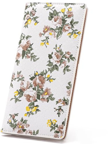 GOIACII Geldbörse Damen Groß mit RFID Schutz Slim Portemonnaie für Frauen Langformat mit 11 Kartenfächer & Fotofenster