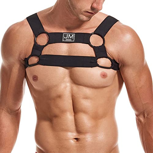 JOCKMAIL Herren Brust Harness Harness Herren Fitness Geschirr Sport Schultergurt männer Elastische Schulter Muskel Bänder