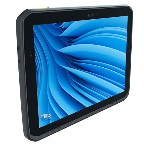 SIMPLETEK - Rugged Tablet 12 Zoll QHD i5 1130G7, 8 GB RAM, 2 TB SSD, IP65 und Windows 11 Pro, Dual-Kamera, WiFi 6E, BT 5.1 (Generalüberholt)