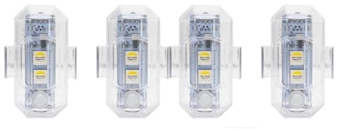 Moto Indicateur Feu d'avertissement de Moto, Clignotant sans Fil, pour Scooter, Voiture, Avata/Mavic 3 Pro, lumière stroboscopique