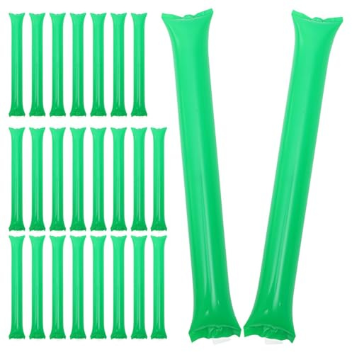 TOYANDONA 100piezas Inflable para Animar Palos Inflables De Plástico Grueso para Hacer Ruido Accesorios para Fiestas Apoyar Escolares y Deportes Navideños