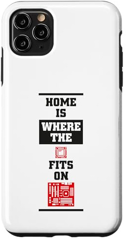 Funny Home est l'endroit où Le processeur s'insère sur la Carte mère Coque pour iPhone 11 Pro Max