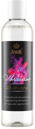 Vibratissimo Gleitgel All in One 300ml – Multifunktionales Premium Gleitmittel mit Wärme-, Prickel- & Orgasmus-intensivierendem Effekt | Wasserbasiertes Intimgel für Paare & Singles