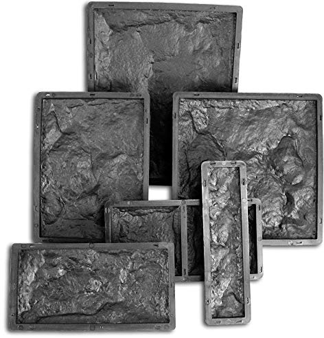 @tec Betonform 6er Set Gießform Polypropylen | Beton Schalungsform Klinker, Wandverkleidung, Kamingestaltung, Betonwand Gestaltung Indoor & Outdoor, robust, wiederverwendung | DIY