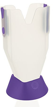 Börner Scatola porta lame per V1, V3 e V6 con Base • Scatola pratica per Inserti dell'Affettaverdure a V Box per Inserti • Contenitore Aggiuntivo per Mandolina • Colore: Viola