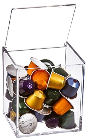 Dcasa - Portacapsule in metacrilato per capsule Nespresso o Dolcegusto