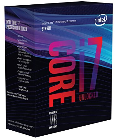 Intel Core i7-8700K Prozessor 3,70 GHz Box 12 MB Smart Cache – Prozessoren (Intel® Core™ i7 der achten Generation, 3,70 GHz, PC, 14 nm, i7-8700K, 8 GT/s)