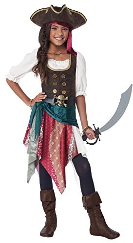 California Costumes, Boho Pirate, Child Large