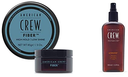 AMERICAN CREW – Classic Fiber, Haarwachs für Männer, Haarprodukt mit starkem Halt, Stylingprodukt für viel Textur & mattes Finish, zur täglichen Anwendung, 85 g (1er Pack)