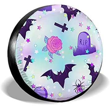 Halloween Radreifenabdeckung Sonnenschutz Reserveradabdeckung Prämie Reserverad Reifenabdeckung Universal Für Anhänger Rv Wohnmobil 16Inch