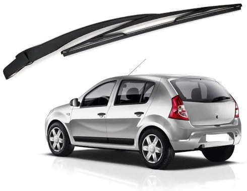 ZDHXZYQ Hinterer Scheibenwischerarm Ersatz für Dacia Sandero, Ersatz Heckwischerarm Wischerarm Hinten + Scheibenwischer Wischer Set
