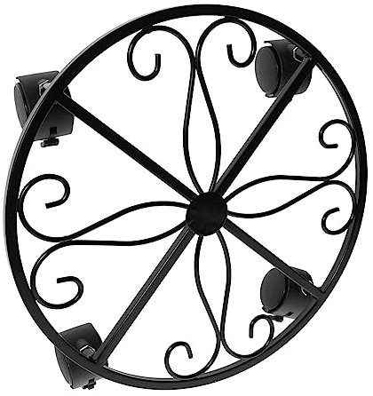 YARNOW Pflanzenroller Mit Bremse Mobiler Blumentopfuntersetzer Für Innen Und Außenbereich Für Garten Und Balkon Drehbare Räder Elegantes Design Platzsparend Und Praktisch