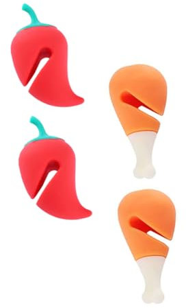 MOTHNUR 4stücke Silikon Deckelheber Für Küche Hitzebeständiger Topfdeckelständer Überlaufstopper Für Zuhause Formgepresst Für Einfachen Gebrauch